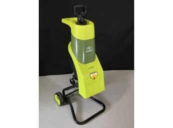 Portable Electric WOOD CHIPPER / SHREDDER By SUNJOE With Booklets USED TWICE - Works Very Well - NICE MACHINE