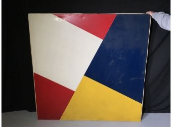 HUGE Piece Of 1960s Modern Art - Won At Westport Charity Auction In The 1960s - Unsigned VERY COOL PIECE