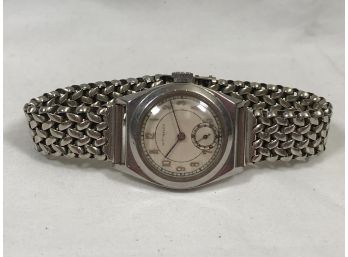Antique WITTNAUER Watch - Small Size With Inset Dial - Not Working - GREAT Looking Piece - Mesh Bracelet