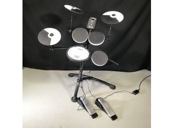 ROLAND V-DRUMS Electronic Drum Kit - Amazing Sound - Works Great - With Two Pedals & Drummer Stool
