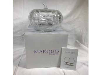 Fabulous Brand New WATERFORD Pumpkin Candy Dish - In Original Box -  From Marquis Line