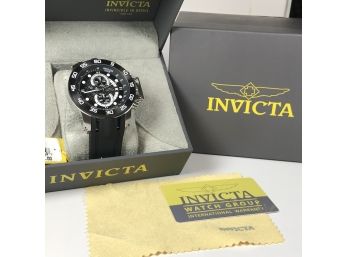 Incredible Brand New INVICTA I-FORCE Chronograph Watch - Japanese Movement - Paid $895 Silicone Strap - WOW !