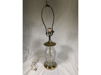 Beautiful WATERFORD Crystal Small Table Lamp - A CLASSIC ! - No Damage - Very Nice Piece