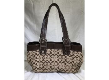Absolutely LIKE NEW Coach Purse / Tote Bag - DEFINITELY AUTHENTIC - Great Bag - SUPER CLEAN In / Out