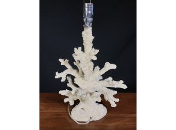 Fantastic Coral Lamp With Finial - Looks JUST Like Real Coral - Great Decorative Lamp - GREAT PIECE !