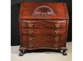 Fabulous Mahogany Governor Winthrop Drop Front Secretary By CHARAK - Very High Quality - 1930's