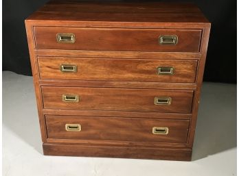 Beautiful Mahogany Campaign / Bachelor Chest By Ethan Allen - GREAT Piece GREAT Size  ! Very Clean !
