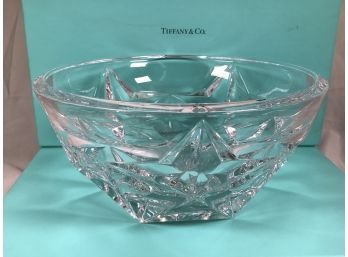 Wonderful Large TIFFANY & Co. Crystal STARS Bowl - Fantastic Piece - Excellent Condition !