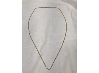 Fabulous 14K Yellow Gold Rope Chain / Necklace - 24' Long - GREAT PIECE - Like New !