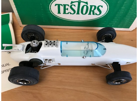 Vintage 1970's Testors Cox Indy 500 Tether Gas Powered Race Car In Orig Box - 221-50