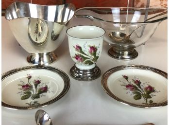 Rosenthal Breakfast Set With Sterling Pieces