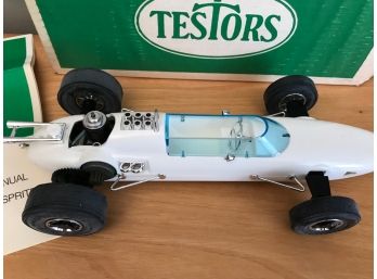 Vintage 1970's Testors Cox Indy 500 Tether Gas Powered Race Car In Orig Box - 221-50