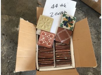 Decorative Tiles - NEW - 46 Assorted Pieces - Measure 4x4