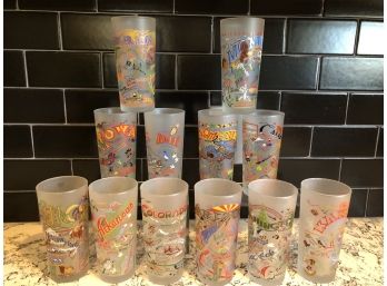 Name Your State - Tall Drinking Glasses -12 - Catstudio - Whimsical