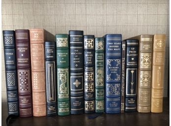 Franklin Library Leather Bound Classics - 13PC Lot - Gold Edged Pages  1980 & Notes From Literature