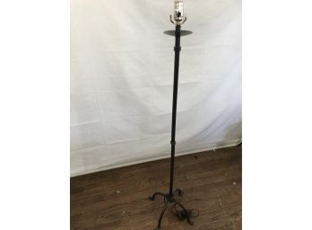 Metal Floor Lamp 46' - Needs Finial & Shade