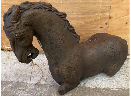 Resin/plaster Table Top Horse Sculpture