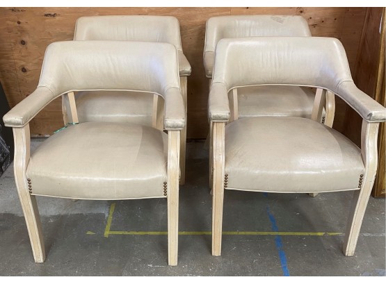 Four 1950's Vinyl Chairs