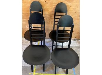 Four Stylish Italian Folding Chairs