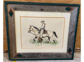Pencil Signed And Numbered Linda Sale  Lithograph