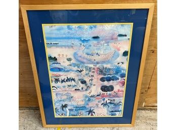 Framed Noah's Ark Print