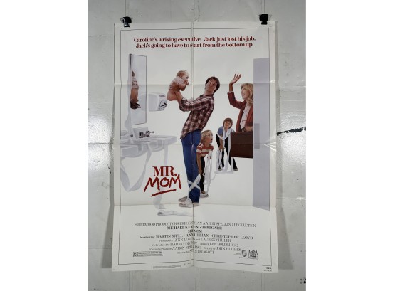 Vintage Folded One Sheet Movie Poster Mr. Mom 1983