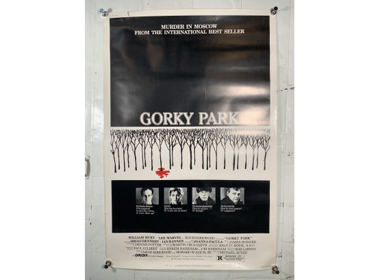 Vintage Large Rolled One Sheet Movie Poster Gorky Park
