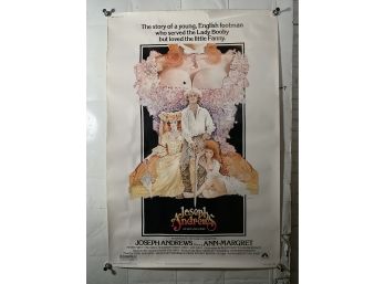 Vintage Large Rolled One Sheet Movie Poster Joseph Andrews