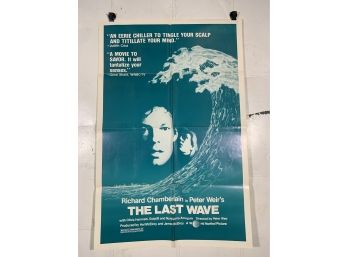 Vintage Folded One Sheet Movie Poster The Last Wave 1977