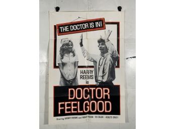 Vintage Folded One Sheet Movie Poster Doctor Feelgood