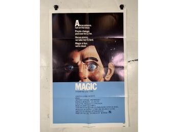 Vintage Folded One Sheet Movie Poster Magic 1978
