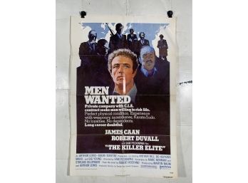 Vintage Folded One Sheet Movie Poster The Killer Elite 1975
