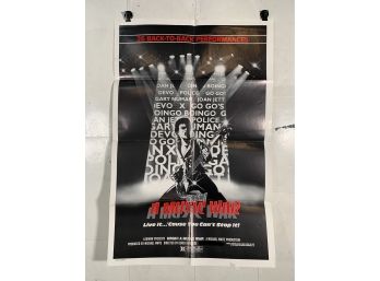 Vintage Folded One Sheet Movie Poster Urgh! A Music War 1983