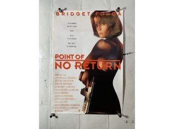Vintage Folded One Sheet Movie Poster Point Of No Return