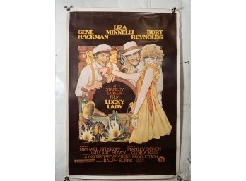 Vintage Large Rolled One Sheet Movie Poster Lucky Lady