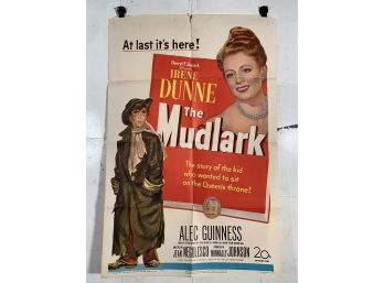 Vintage Folded One Sheet Movie Poster The Mudlark 1951