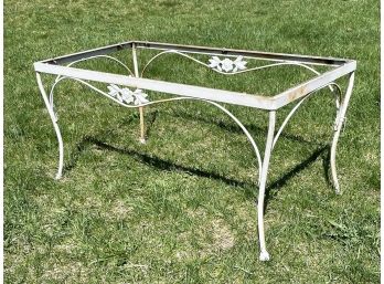 A Vintage Wrought Iron Coffee Table