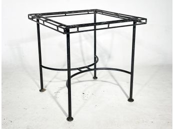 A Wrought Iron Side Table