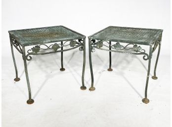 A Pair Of Two Cocktail Tables, 'Mayfield' By Woodard