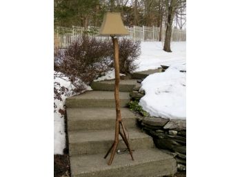 Bring A Piece Of Nature Indoors With This Beautiful Hand Crafted Branch Floor Lamp