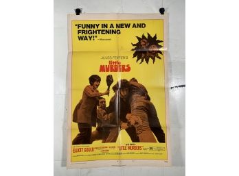 Vintage Folded One Sheet Movie Poster Little Murders 1970