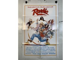 Vintage Folded One Sheet Movie Poster Roadie 1980
