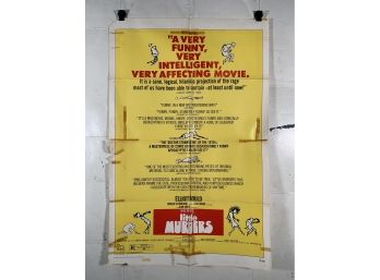 Vintage Folded One Sheet Movie Poster Little Murders