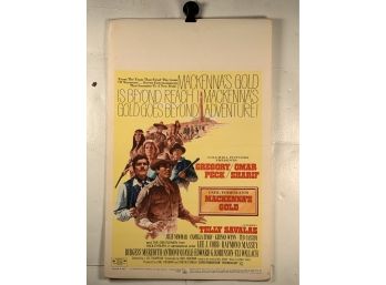 Vintage Movie Heavy Stock Window Card Mackennas Gold
