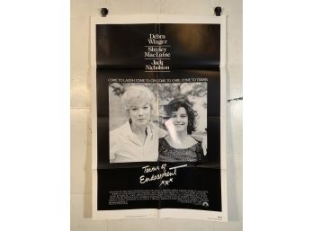 Vintage Folded One Sheet Movie Poster Terms Of Endearment