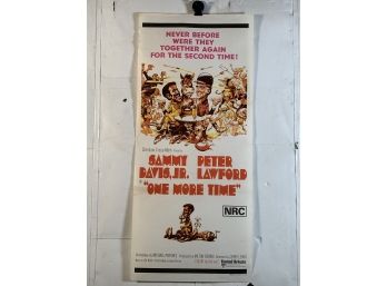 Vintage Folded MAPS Movie Daybill Poster One More Time