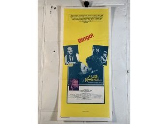 Vintage Folded Burton Movie Daybill Poster Bingo!