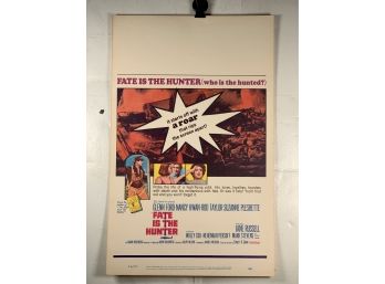 Vintage Movie Theater Window Card Fate Is The Hunter