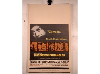 Vintage Movie Heavy Stock Window Card The Boston Strangler