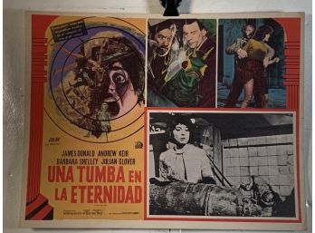 Vintage Movie Theater Lobby Card Five Million Years To Earth